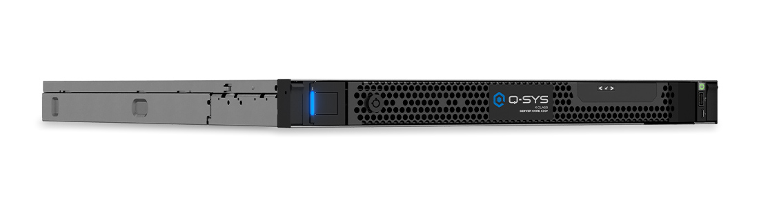 向右倾斜图 - Q-SYS Server Core X20r