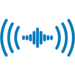 表示声音向多个方向扩散的图标