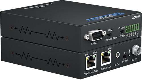 Blustream ACM 200正面和背面图