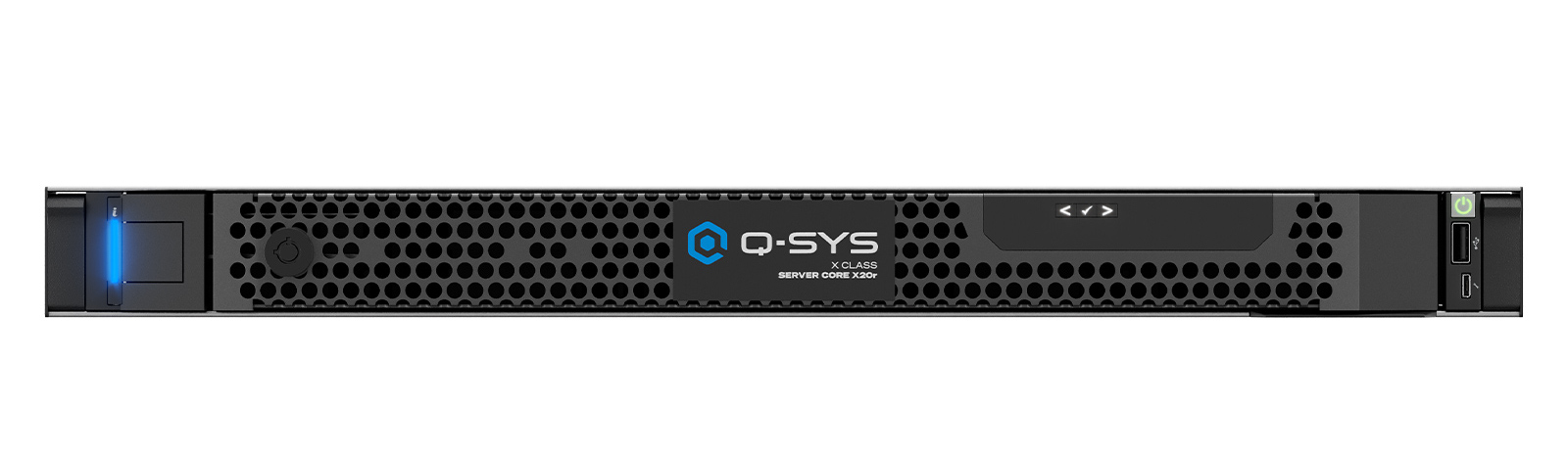 正面图 - Q-SYS Server Core X20r