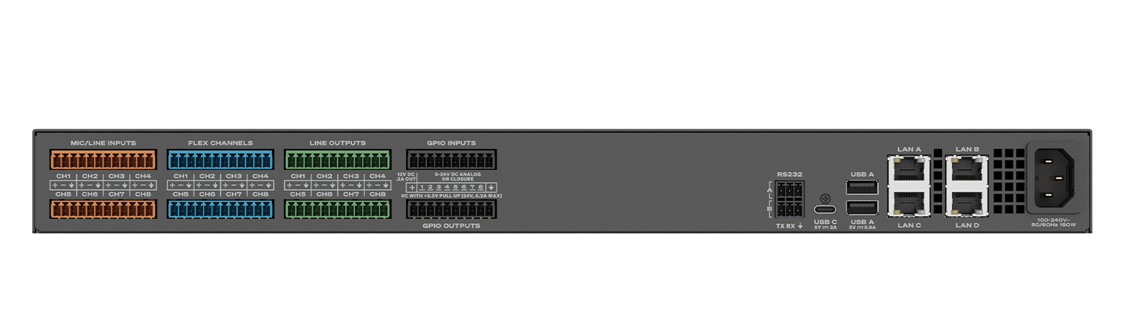 背面图 - Q-SYS Core 24f