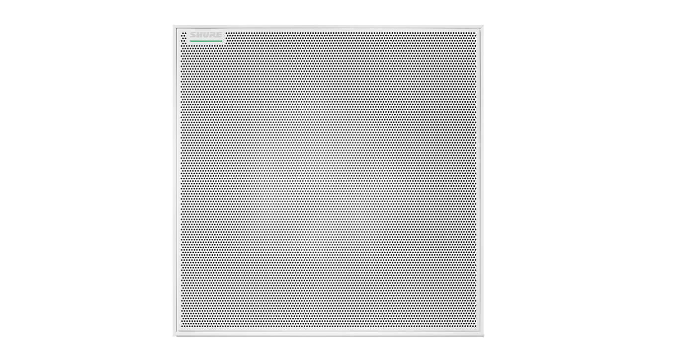 正面图 - Shure MXA920吸顶式阵列麦克风