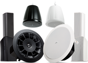 AcousticDesign系列扬声器（一黑一白）合照