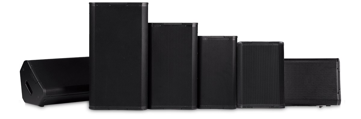AcousticPerformance系列扬声器阵列主图(按高度排列)