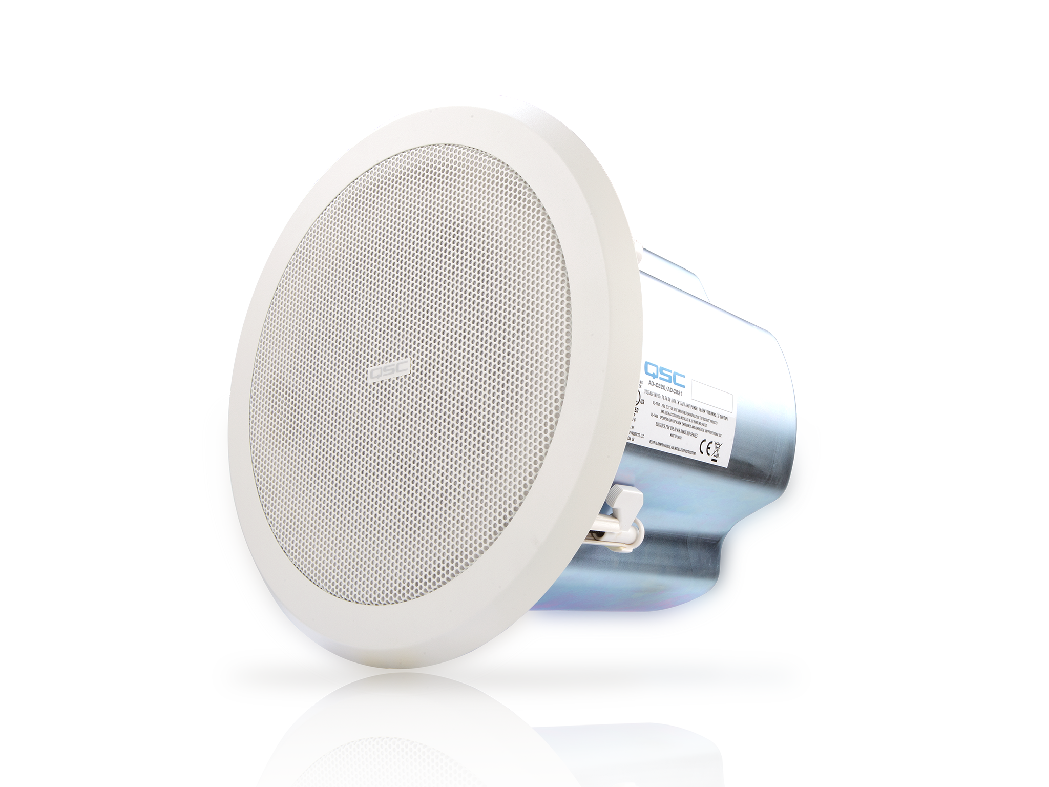 左前角度图 - AD-C821扬声器（带网罩）