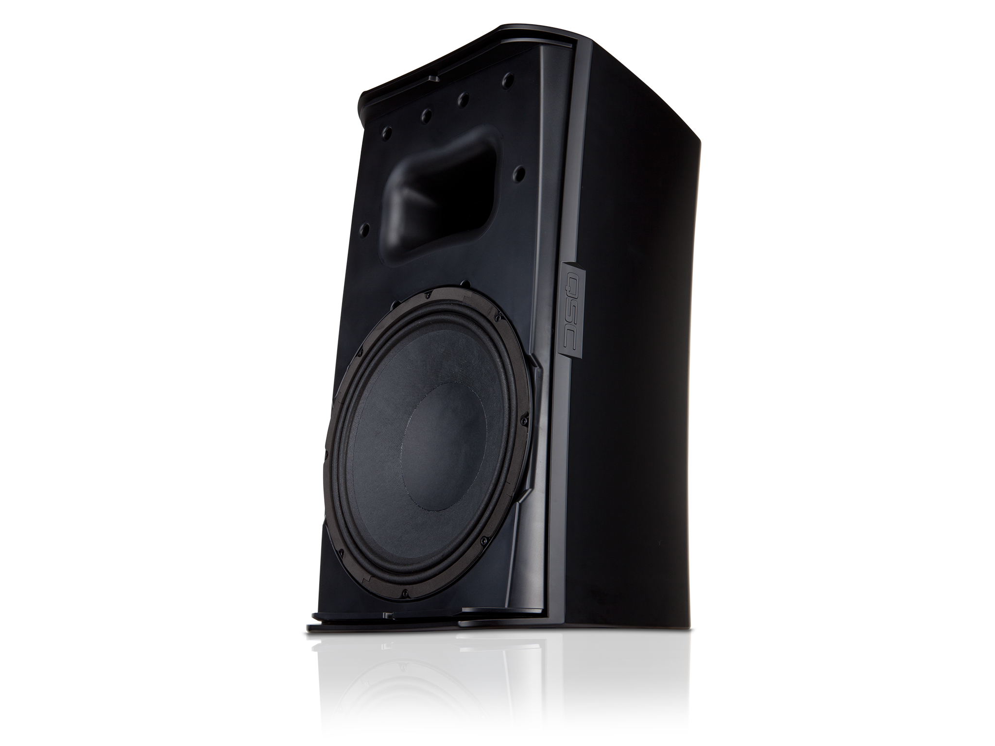左前角度图1 - 黑色AD-S112sw扬声器（不带网罩）